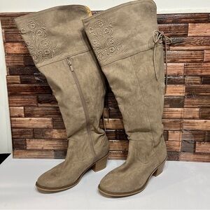 Torrid Women's Taupe Over the Knee Boots 8